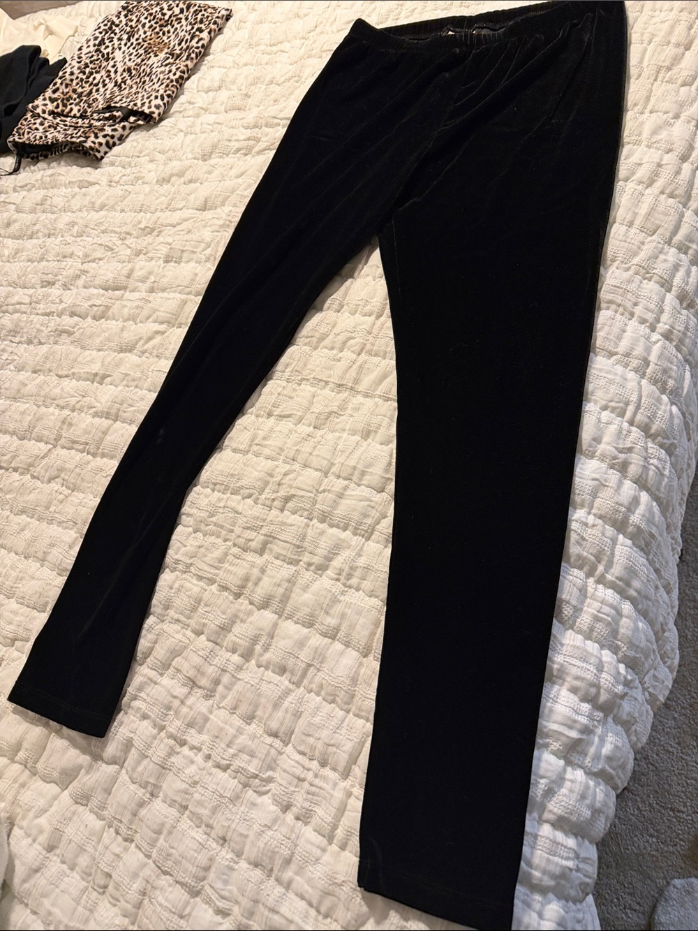Mossimo Supply Co. Black Velvet Leggings